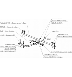 Фаркоп на ВАЗ-2121 Urban 1233A