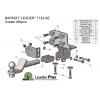 Фаркоп на Toyota Land Cruiser Prado 150,120 T123-AE