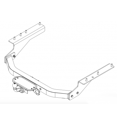 Фаркоп на Toyota RAV 4 24.1734.22