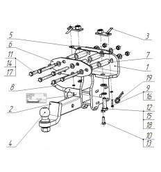 Фаркоп на Toyota Land Cruiser 200 3010E