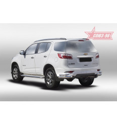 Защита задняя "уголки" на Chevrolet TrailBlazer CTRB.76.1792