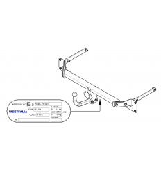 Фаркоп на Ford B-MAX 307397600001