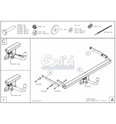 Фаркоп на Ford B-MAX F118A