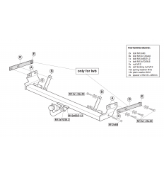 Фаркоп на Mitsubishi Pajero Pinin 300400