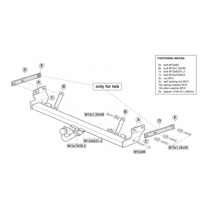 Фаркоп на Mitsubishi Pajero Pinin 300400