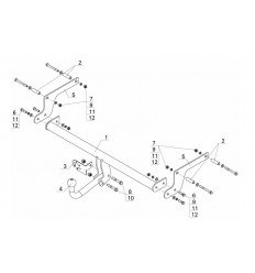 Фаркоп на Nissan Terrano NS28