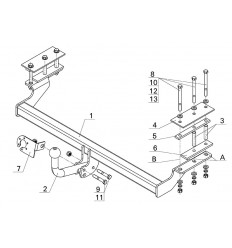 Фаркоп на Daewoo Ravon DW07