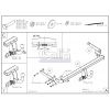 Оцинкованный фаркоп на Mazda 3 M132A