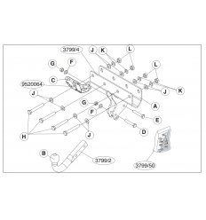 Фаркоп на Jeep Commander 379900