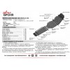 Защита КПП Toyota Land Cruiser 200 111.05715.4