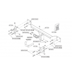 Фаркоп на BMW 5-Seria E60 411100