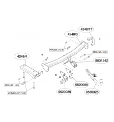 Фаркоп на Land Rover Freelander 424800