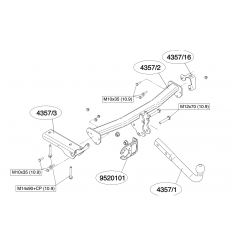 Фаркоп на Land Rover Freelander 435700