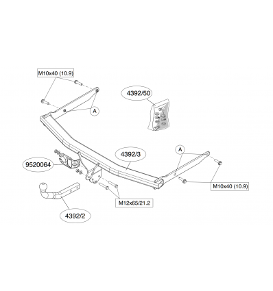 Фаркоп на Mazda 3 439200