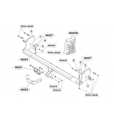 Фаркоп на Kia Ceed 462200