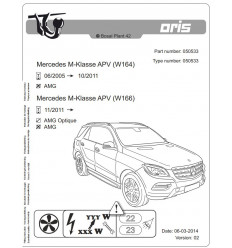 Фаркоп на Mercedes GLE 050-533