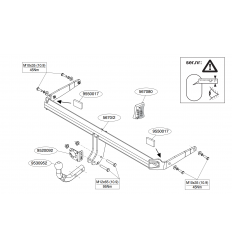 Фаркоп на Volkswagen Golf 7 567000