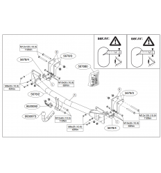 Фаркоп на Mitsubishi Outlander 567800