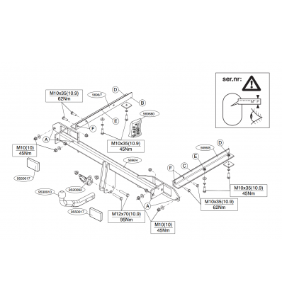 Фаркоп на Opel Astra J 569600