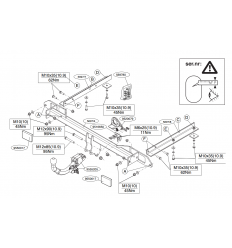 Фаркоп на Opel Astra J 569700