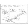 Оцинкованный фаркоп на Citroen C4 C038C