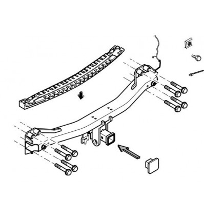 Фаркоп на  Porsche Cayenne 321641600001