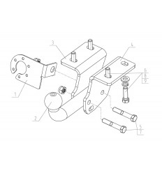 Фаркоп на Volkswagen Amarok VW34