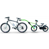 Прицепное устройство Peruzzo Trail Angel для детского велосипеда к взрослому (зеленое) 300-V