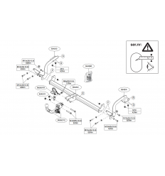 Фаркоп на Citroen DS5 554300