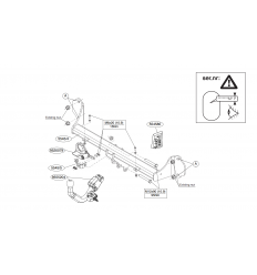 Фаркоп на BMW 3-Seria F30/F31 554500