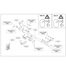 Фаркоп на Hyundai i40 555600