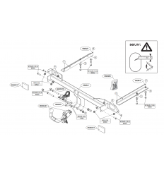 Фаркоп на Chevrolet Malibu 560800