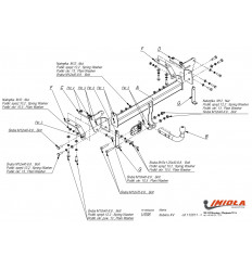 Фаркоп на Subaru XV U/008