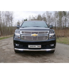 Защита передняя нижняя (с ДХО) на Chevrolet Tahoe CHEVTAH16-13