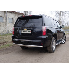 Защита задняя (овальная) на Chevrolet Tahoe CHEVTAH16-18