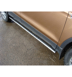 Пороги овальные с проступью на Ford Kuga FORKUG13-07