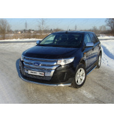 Защита передняя нижняя (овальная) на Ford Edge FOREDG14-03