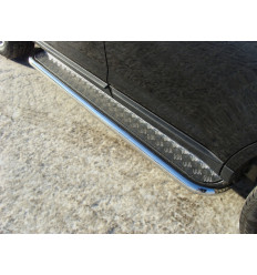 Пороги с площадкой на Ford Edge FOREDG14-05