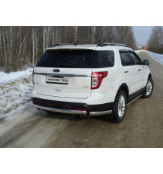 Защита задняя (уголки овальные) на Ford Explorer FOREXPL12-09