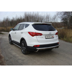 Защита задняя центральная на Hyundai Santa Fe HYUNSF12-08