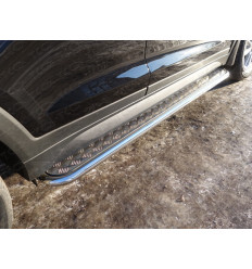 Пороги с площадкой на Hyundai Tucson HYUNTUC15-04