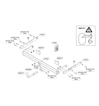 Фаркоп на Ford Kuga 574900