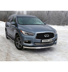 Защита передняя нижняя (с ДХО) на Infiniti QX60 INFQX6016-38