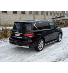 Защита задняя центральная на Infiniti QX56 INFQX5611-05
