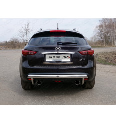 Защита задняя центральная на Infiniti QX70 INFQX7015-03