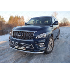 Защита передняя нижняя на Infiniti QX80 INFQX8014-02