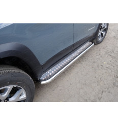 Пороги с площадкой на Jeep Cherokee JEEPCHERTRAIL14-06