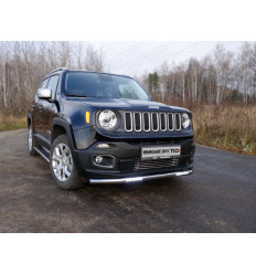 Защита передняя нижняя (с ДХО) на Jeep Renegade JEEPREN4WD15-02