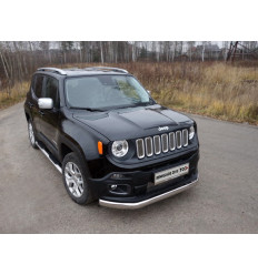 Защита передняя нижняя (овальная) на Jeep Renegade JEEPREN4WD15-03