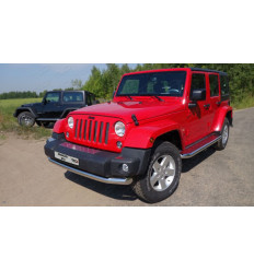 Защита передняя нижняя на Jeep Wrangler JEEPWRAN3D(3.6)14-01 